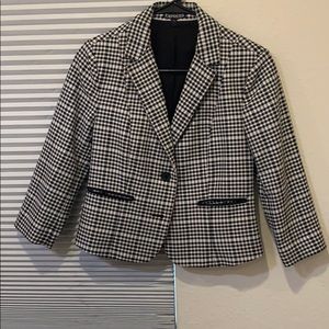 Women’s Plaid Blazer